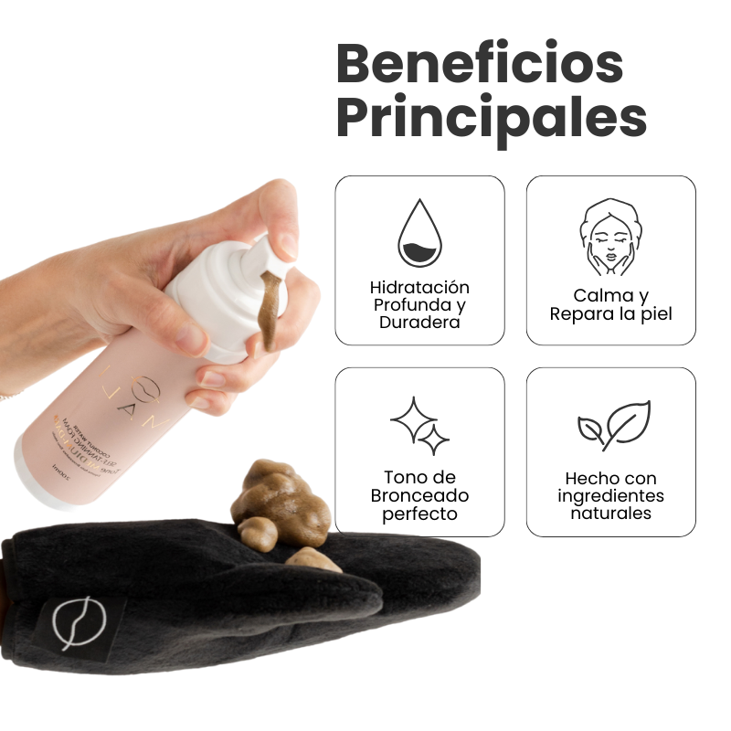 Self tanning Coconut (Tono ligero) + Guante de aplicación