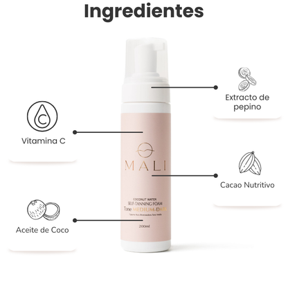 Self tanning Coconut (Tono ligero) + Guante de aplicación