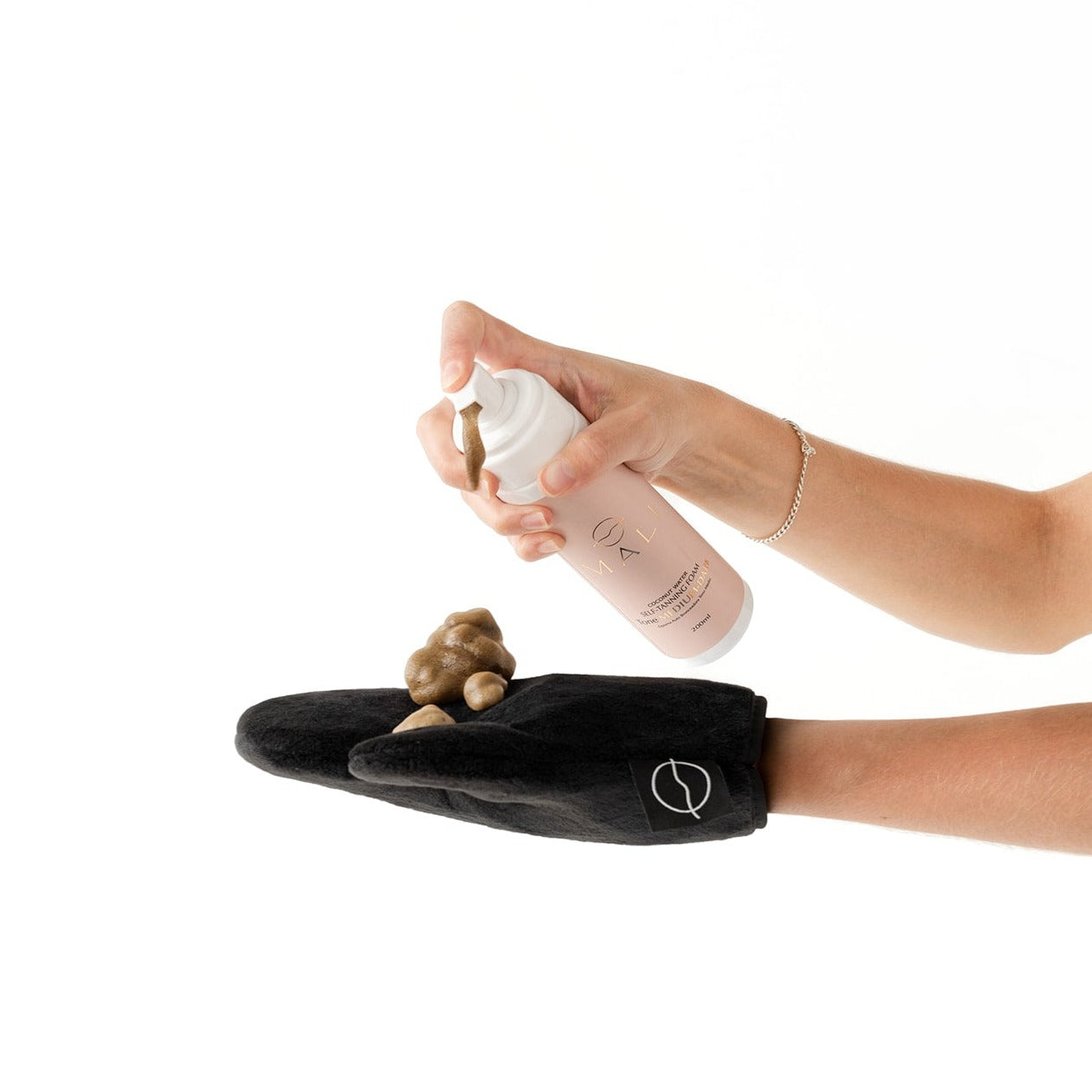 Guante para aplicación auto bronceadores