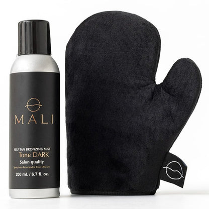 Kit Self Tanning Spray (Tono medio oscuro) + guante de aplicación